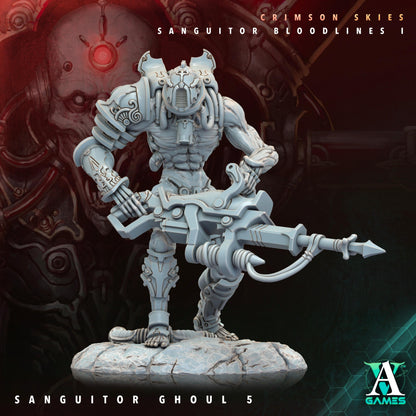 3D Printed Archvillain Games Sanguitor Ghouls Crimson Skies - Sanguitor Bloodlines Bloodright - Anathema 28 32mm D&D