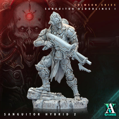 3D Printed Archvillain Games Sanguitor Hybrids Crimson Skies - Sanguitor Bloodlines Bloodright - Anathema 28 32mm D&D