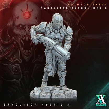 3D Printed Archvillain Games Sanguitor Hybrids Crimson Skies - Sanguitor Bloodlines Bloodright - Anathema 28 32mm D&D