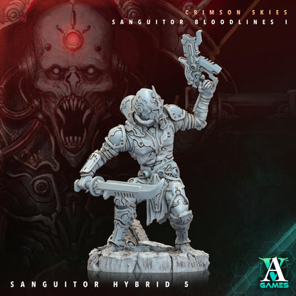 3D Printed Archvillain Games Sanguitor Hybrids Crimson Skies - Sanguitor Bloodlines Bloodright - Anathema 28 32mm D&D