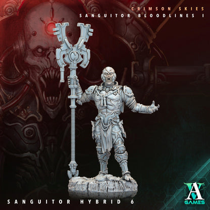 3D Printed Archvillain Games Sanguitor Hybrids Crimson Skies - Sanguitor Bloodlines Bloodright - Anathema 28 32mm D&D