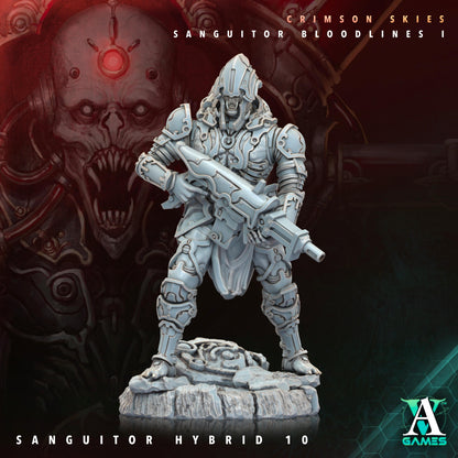 3D Printed Archvillain Games Sanguitor Hybrids Crimson Skies - Sanguitor Bloodlines Bloodright - Anathema 28 32mm D&D