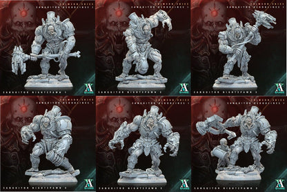 3D Printed Archvillain Games Sanguitor Nightspawn Crimson Skies - Sanguitor Bloodlines Bloodright - Anathema 28 32mm D&D