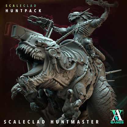 3D Printed Archvillain Games Scaleclad Huntmaster Scaleclad Huntpack 28 32mm D&D