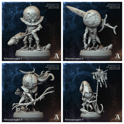3D Printed Archvillain Games Selenoprosopos Moondance - Shadows of Argantos 28 32mm D&D