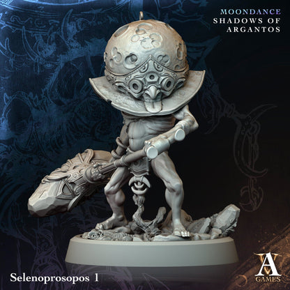 3D Printed Archvillain Games Selenoprosopos Moondance - Shadows of Argantos 28 32mm D&D
