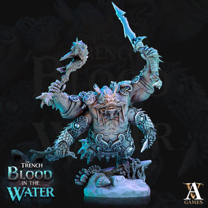 3D Printed Archvillain Games Shakarkha Juggernauts The Trench Blood In the Water 28 32mm D&D