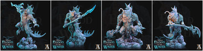 3D Printed Archvillain Games Shakarkha Seadevils The Trench Blood In the Water 28 32mm D&D