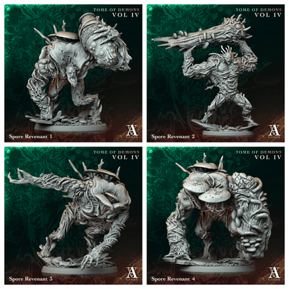 3D Printed Archvillain Games Spore Revenant Tome of Demons Vol IV 28 32mm D&D
