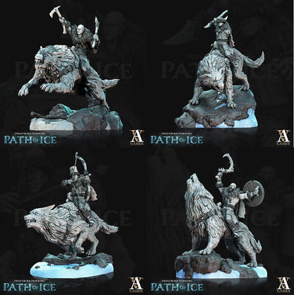 3D Printed Archvillain Games Susimia Icewarg Raiders Frostburn Horrors - Path of Ice 28 32mm D&D