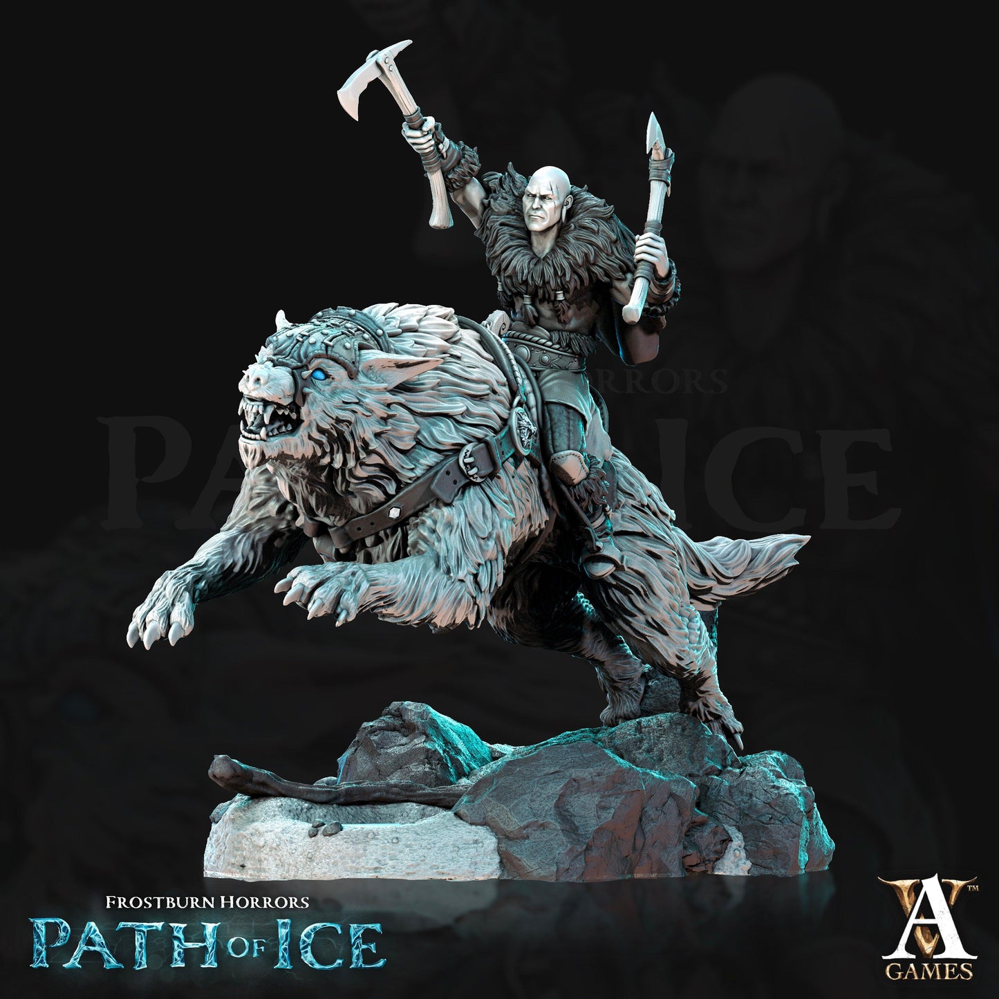 3D Printed Archvillain Games Susimia Icewarg Raiders Frostburn Horrors - Path of Ice 28 32mm D&D