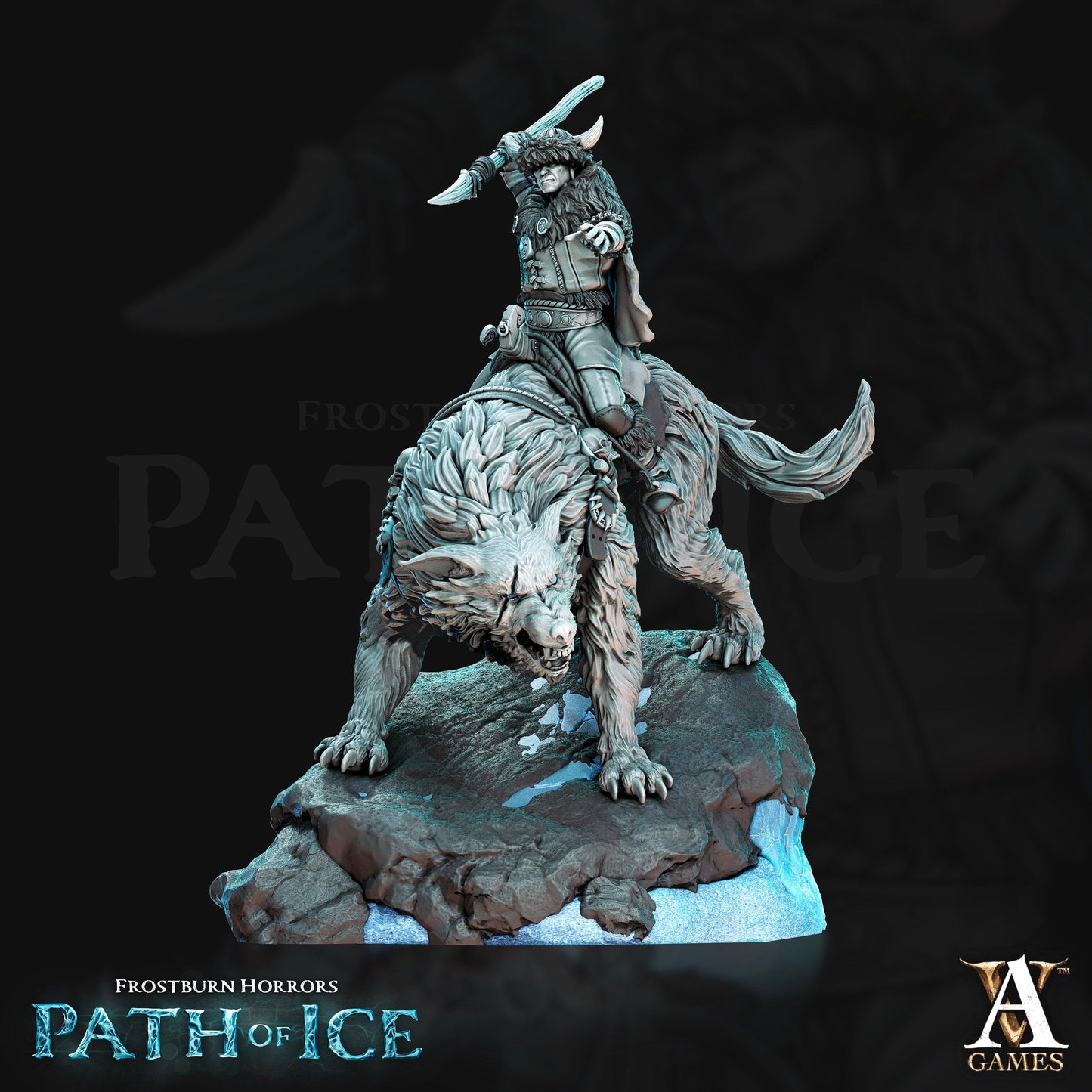 3D Printed Archvillain Games Susimia Icewarg Raiders Frostburn Horrors - Path of Ice 28 32mm D&D