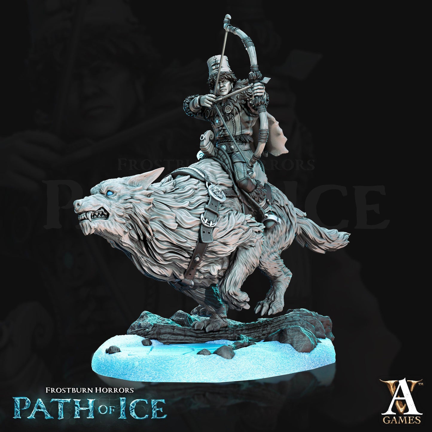 3D Printed Archvillain Games Susimia Icewarg Raiders Frostburn Horrors - Path of Ice 28 32mm D&D