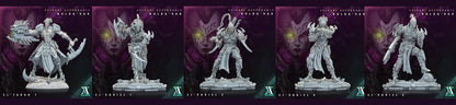 3D Printed Archvillain Games Sylvari Ascendants - Nulda Var El Tarak 28 32mm D&D