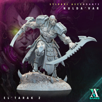 3D Printed Archvillain Games Sylvari Ascendants - Nulda Var El Tarak 28 32mm D&D