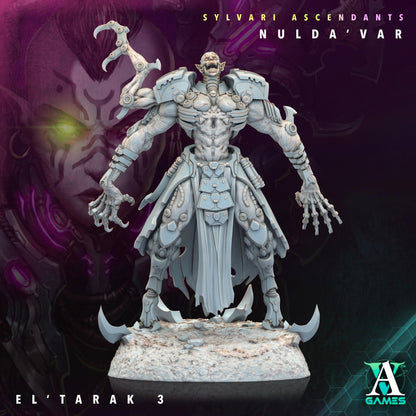 3D Printed Archvillain Games Sylvari Ascendants - Nulda Var El Tarak 28 32mm D&D