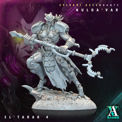 3D Printed Archvillain Games Sylvari Ascendants - Nulda Var El Tarak 28 32mm D&D
