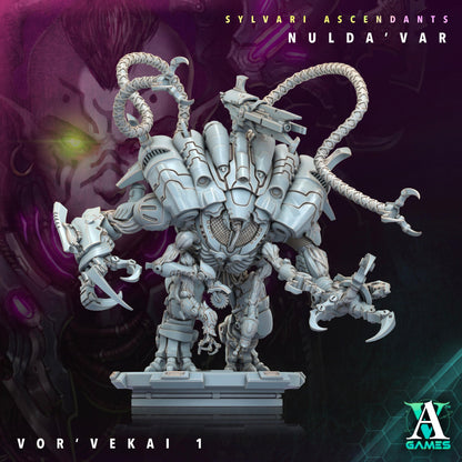 3D Printed Archvillain Games Sylvari Ascendants - Nulda Var Vor Vekai 28 32mm D&D
