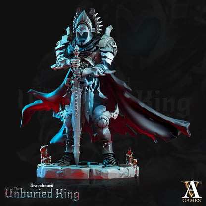 3D Printed Archvillain Games Tenebris Vessels - Gravebound The Unburied King 28 32mm D&D