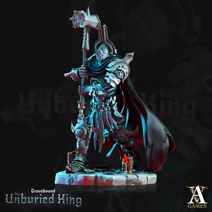 3D Printed Archvillain Games Tenebris Vessels - Gravebound The Unburied King 28 32mm D&D