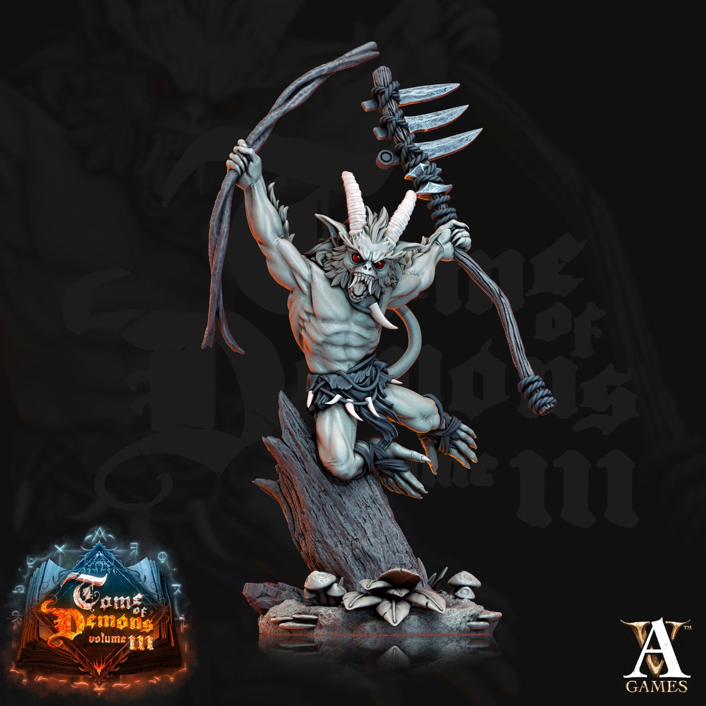 3D Printed Archvillain Games Teraton Quasits Tome of Demons 28 32mm D&D