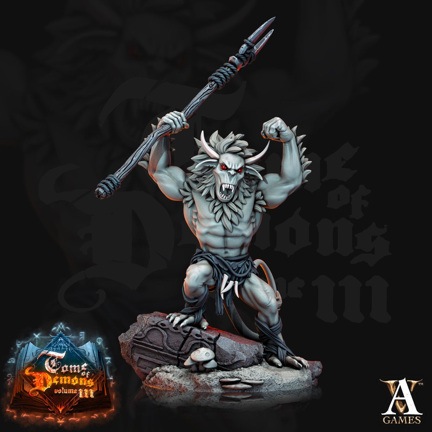 3D Printed Archvillain Games Teraton Quasits Tome of Demons 28 32mm D&D