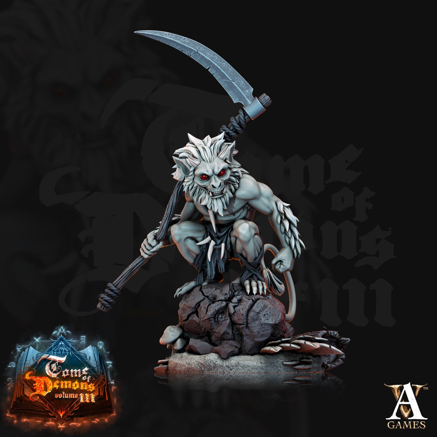 3D Printed Archvillain Games Teraton Quasits Tome of Demons 28 32mm D&D