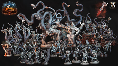 3D Printed Archvillain Games Teraton Quasits Tome of Demons 28 32mm D&D