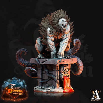 3D Printed Archvillain Games Teraton Shumba Tome of Demons 28 32mm D&D