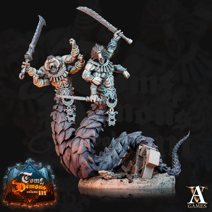 3D Printed Archvillain Games Teraton Tamareth Tome of Demons 28 32mm D&D