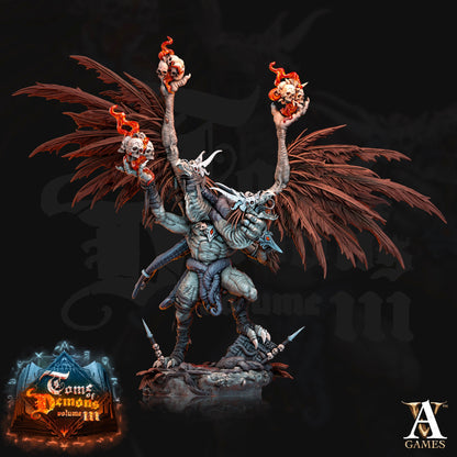 3D Printed Archvillain Games Teraton Vulduk Tome of Demons 28 32mm D&D