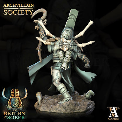 3D Printed Archvillain Games Tjaty - Shaman of the Black River Society Vol. XXIV  28 32mm D&D