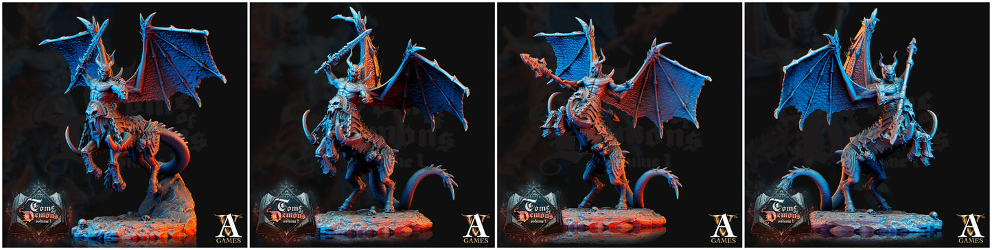 3D Printed Archvillain Games Tome of Demons Vol. 1 - Decataurs 28mm 32mm D&D