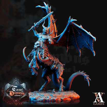3D Printed Archvillain Games Tome of Demons Vol. 1 - Decataurs 28mm 32mm D&D