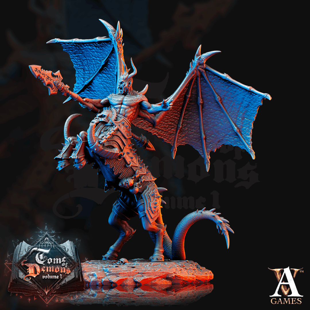 3D Printed Archvillain Games Tome of Demons Vol. 1 - Decataurs 28mm 32mm D&D