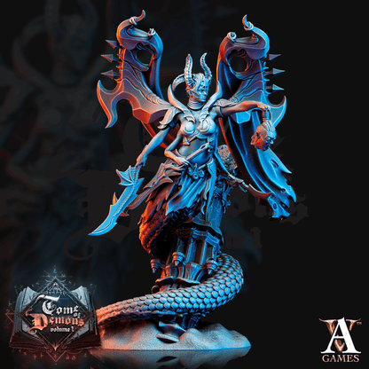 3D Printed Archvillain Games Tome of Demons Vol. 1 Tamareth 28 32mm D&D