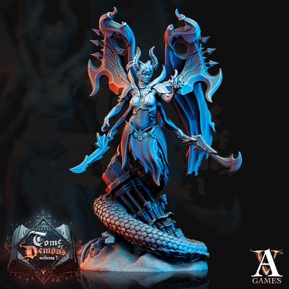 3D Printed Archvillain Games Tome of Demons Vol. 1 Tamareth 28 32mm D&D