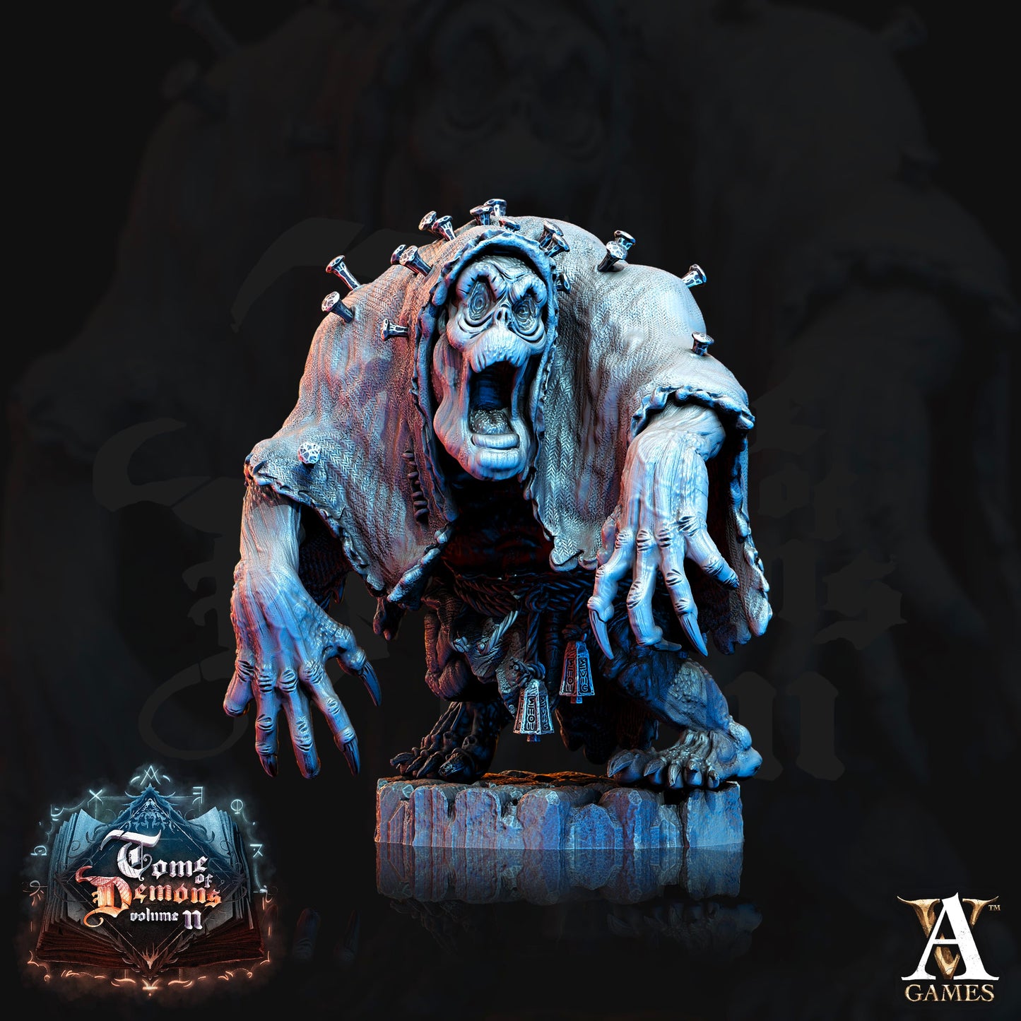 3D Printed Archvillain Games Tome of Demons Vol. II - Bodach 28mm 32mm D&D