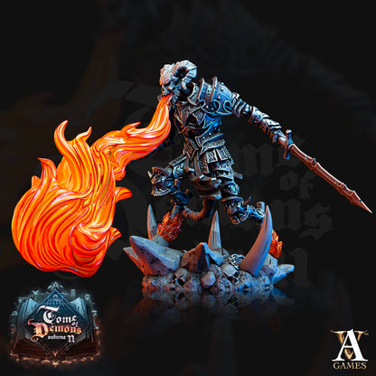 3D Printed Archvillain Games Tome of Demons Vol. II - Demonskulls 28mm 32mm D&D