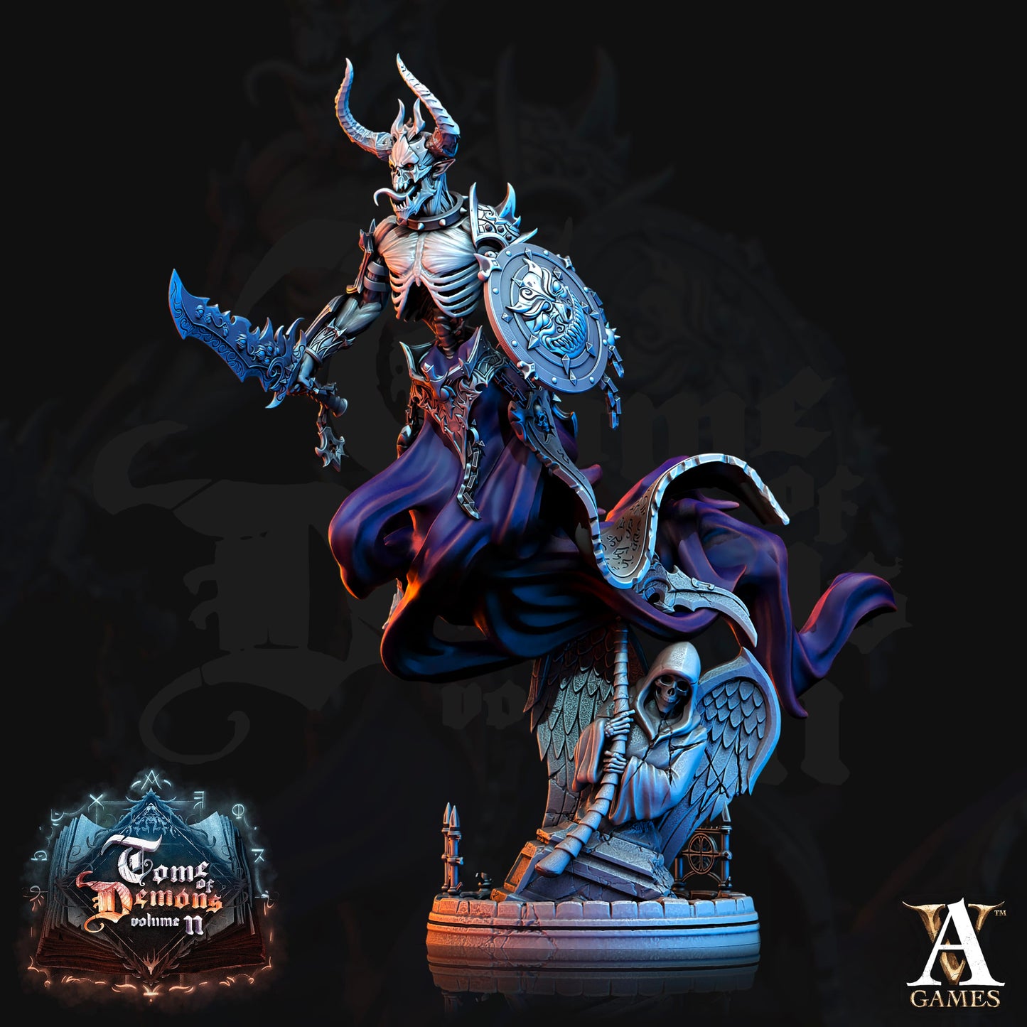 3D Printed Archvillain Games Tome of Demons Vol. II - Demonwraiths 28mm 32mm D&D