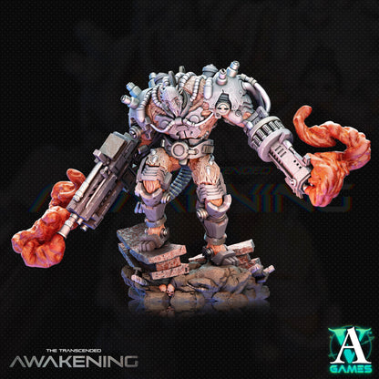 3D Printed Archvillain Games Trancended Fleshgrafts - The Transcended 28 32mm D&D