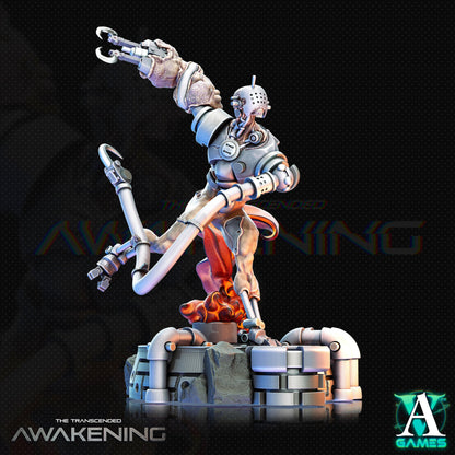 3D Printed Archvillain Games Trancended Lablumps - The Transcended 28 32mm D&D