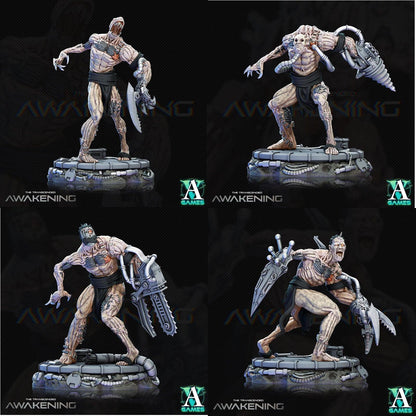 3D Printed Archvillain Games Trancended Leftovers - The Transcended 28 32mm D&D