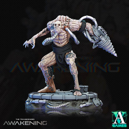 3D Printed Archvillain Games Trancended Leftovers - The Transcended 28 32mm D&D