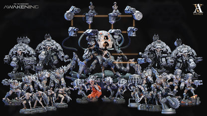 3D Printed Archvillain Games Trancended Reservoirs - The Transcended 28 32mm D&D