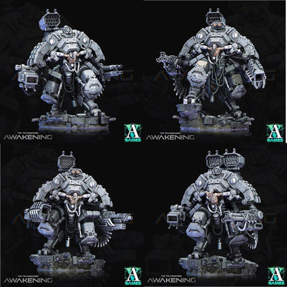 3D Printed Archvillain Games Trancended Vastators - The Transcended 28 32mm D&D