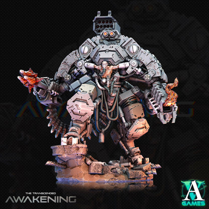 3D Printed Archvillain Games Trancended Vastators - The Transcended 28 32mm D&D