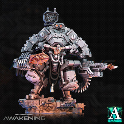 3D Printed Archvillain Games Trancended Vastators - The Transcended 28 32mm D&D