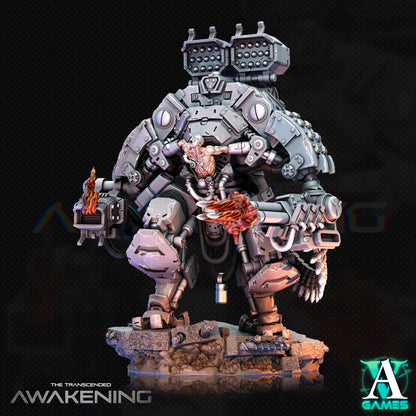 3D Printed Archvillain Games Trancended Vastators - The Transcended 28 32mm D&D