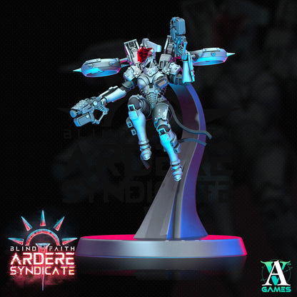 3D Printed Archvillain Games Valkyries Clean Base Set Arderite Valkyries Blind Faith - Ardere Syndicate 28 32mm D&D